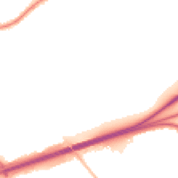 Night-time road noise heatmap for CH46 9RG