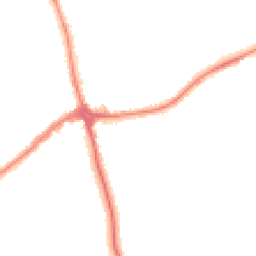 Night-time road noise heatmap for CH46 9RT