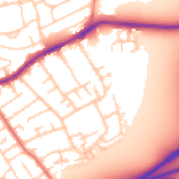 Daytime road noise heatmap for CH46 9RZ