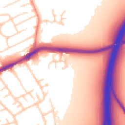 Daytime road noise heatmap for CH46 9SH