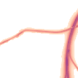 Night-time road noise heatmap for CH46 9SH