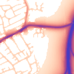 Daytime road noise heatmap for CH46 9SJ