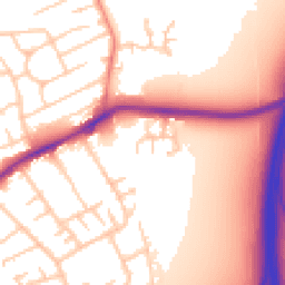 Daytime road noise heatmap for CH46 9SN