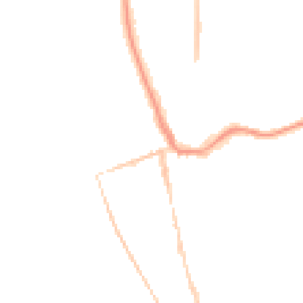 Night-time road noise heatmap for CH48 0AB