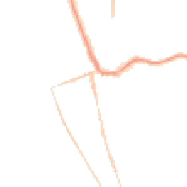 Night-time road noise heatmap for CH48 0RD