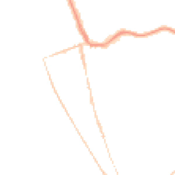 Night-time road noise heatmap for CH48 0RE