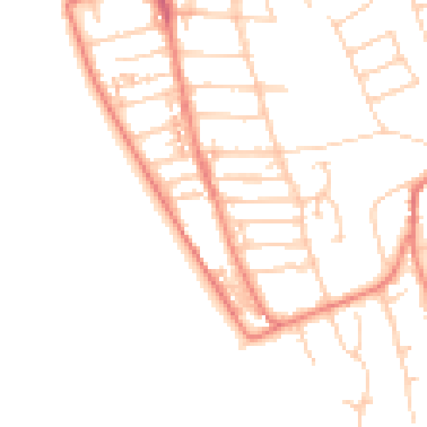 Daytime road noise heatmap for CH48 0RH