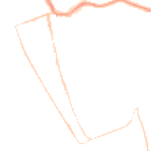 Night-time road noise heatmap for CH48 0RN