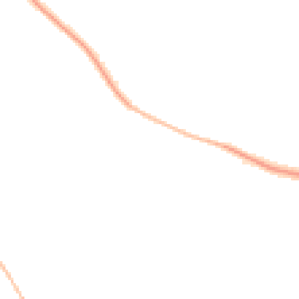 Night-time road noise heatmap for CH48 1LB