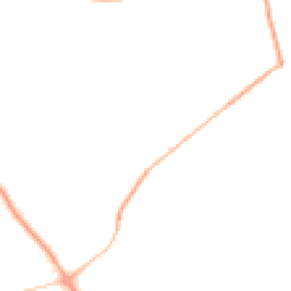 Night-time road noise heatmap for CH48 1NF