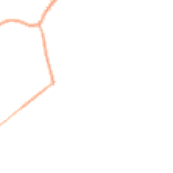 Night-time road noise heatmap for CH48 1NN