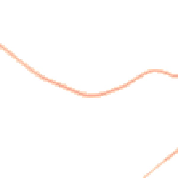 Night-time road noise heatmap for CH48 1PF