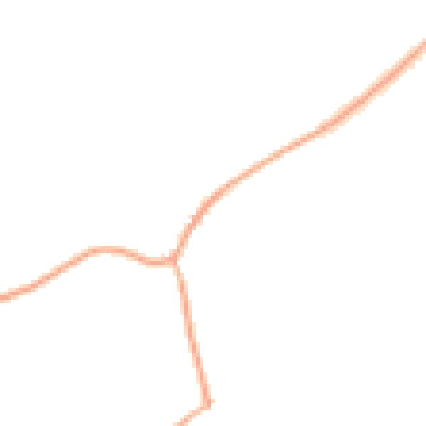 Night-time road noise heatmap for CH48 1PP