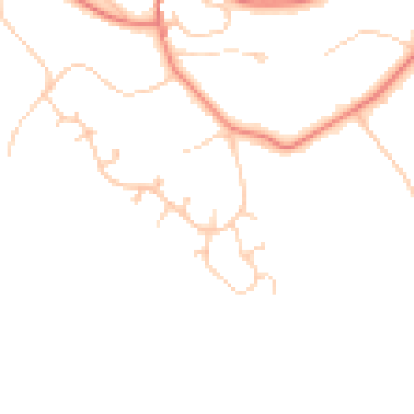 Daytime road noise heatmap for CH48 1QA