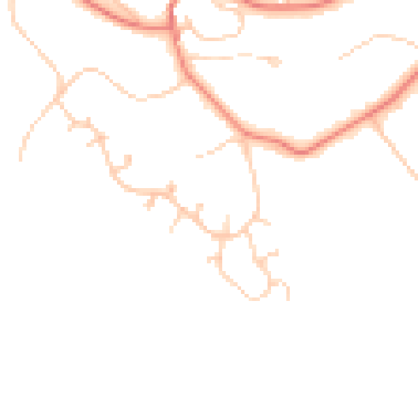 Daytime road noise heatmap for CH48 1QF