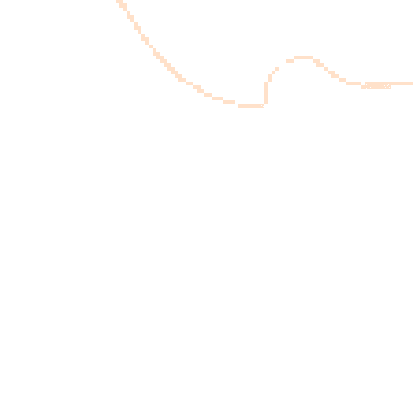 Night-time road noise heatmap for CH48 2JU