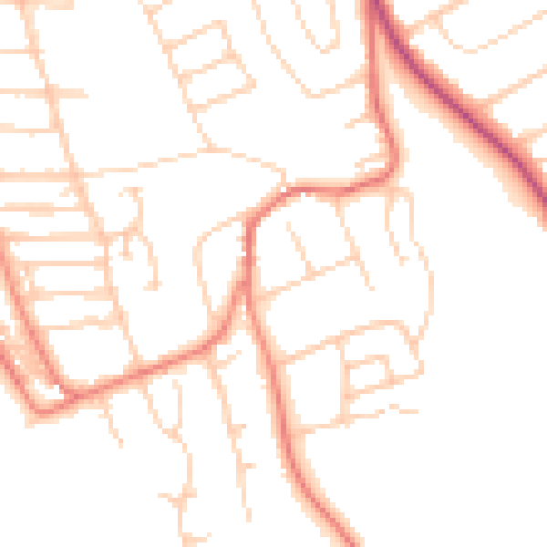 Daytime road noise heatmap for CH48 2LB