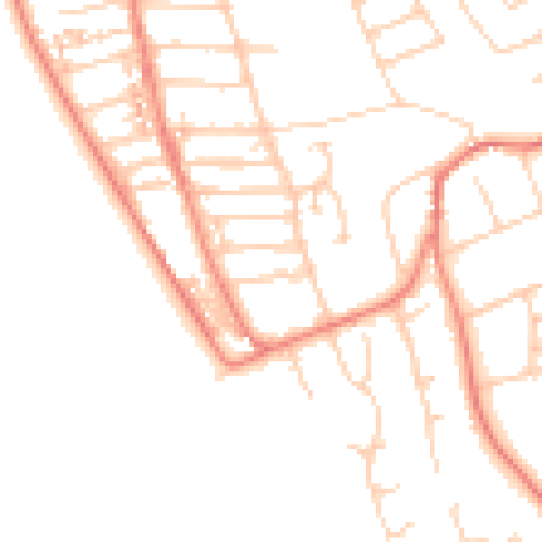 Daytime road noise heatmap for CH48 3HP