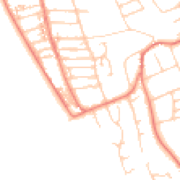 Daytime road noise heatmap for CH48 3HR