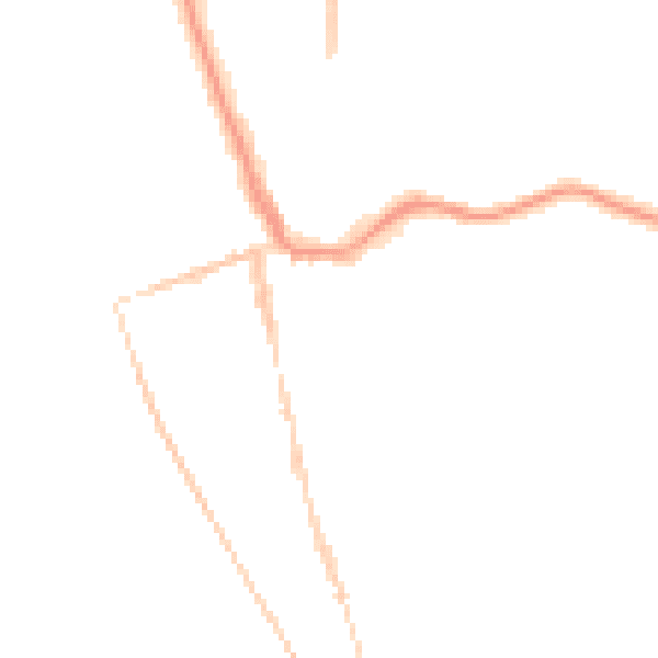 Night-time road noise heatmap for CH48 4DF