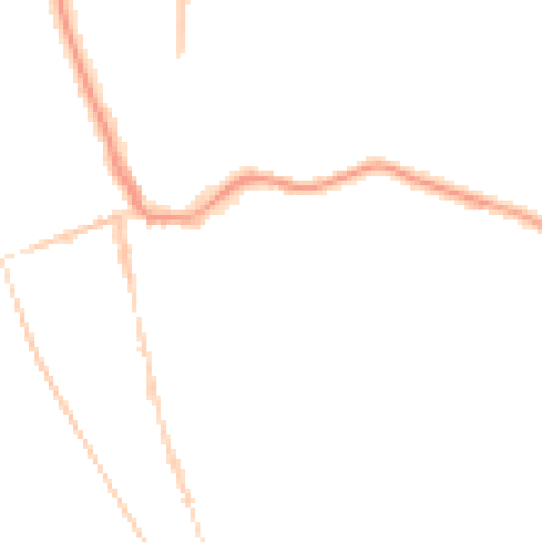 Night-time road noise heatmap for CH48 4DJ