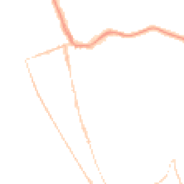 Night-time road noise heatmap for CH48 4DR