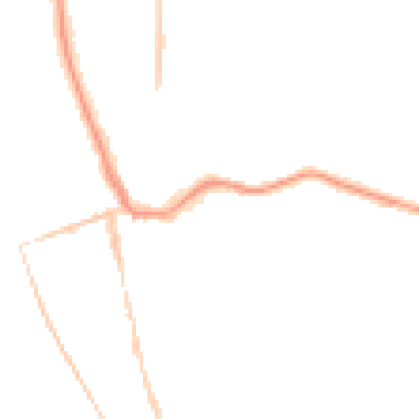 Night-time road noise heatmap for CH48 4ED
