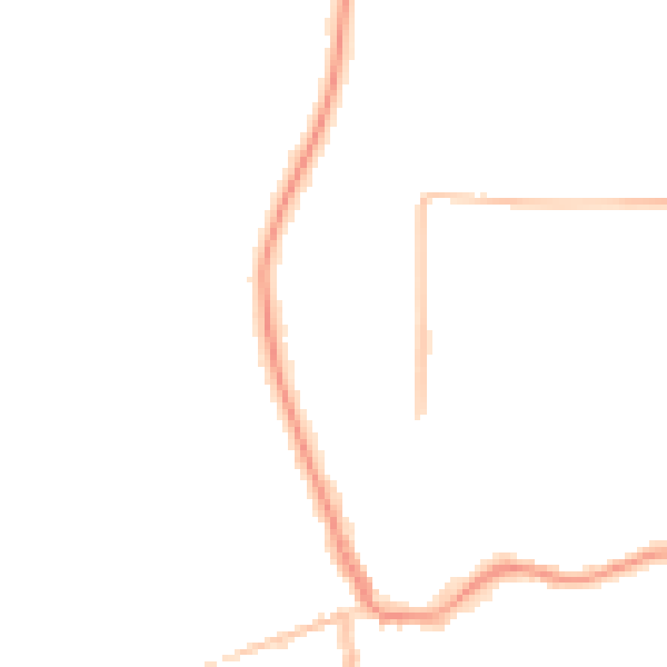 Night-time road noise heatmap for CH48 5DN
