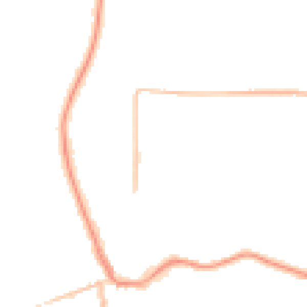 Night-time road noise heatmap for CH48 5EH