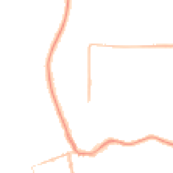 Night-time road noise heatmap for CH48 5EW