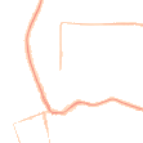 Night-time road noise heatmap for CH48 5EX