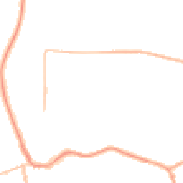 Night-time road noise heatmap for CH48 5EY