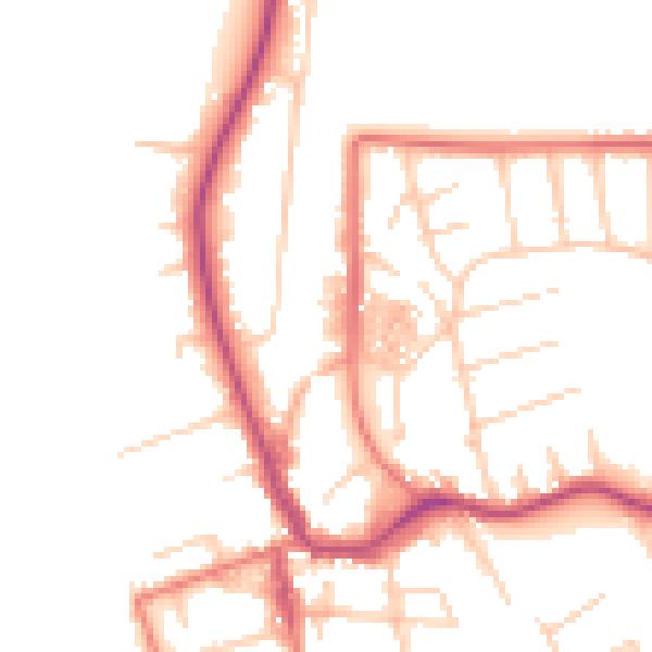 Daytime road noise heatmap for CH48 5HD