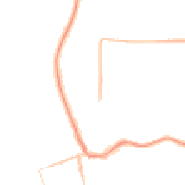 Night-time road noise heatmap for CH48 5HD