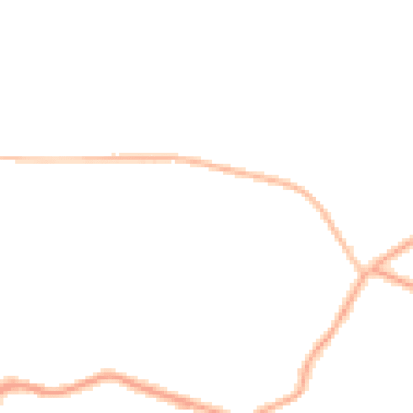 Night-time road noise heatmap for CH48 5JD