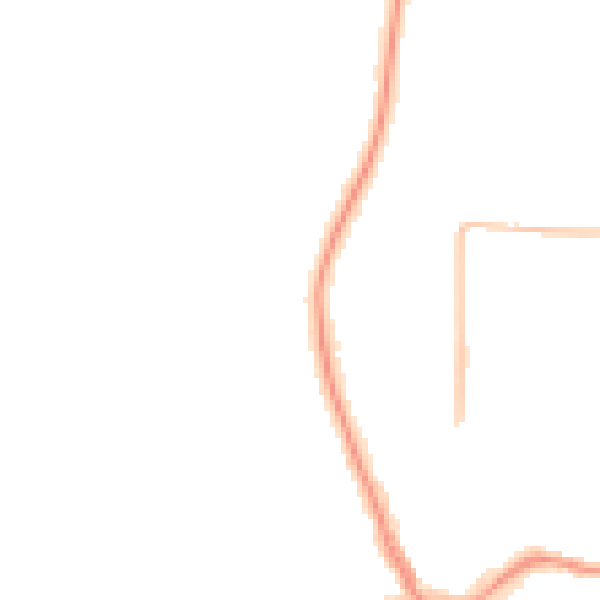 Night-time road noise heatmap for CH48 5JN