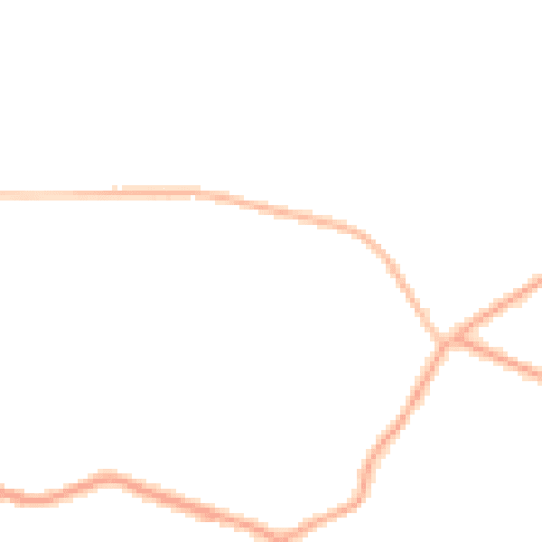 Night-time road noise heatmap for CH48 6DA