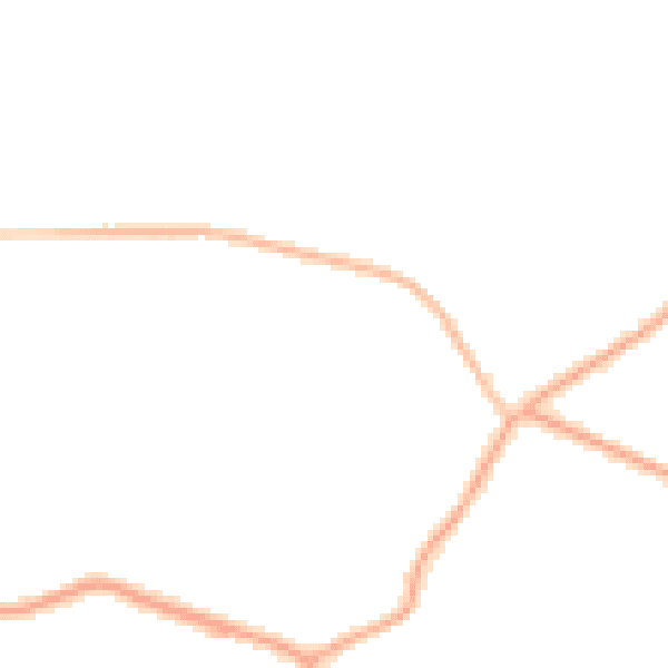 Night-time road noise heatmap for CH48 6DH