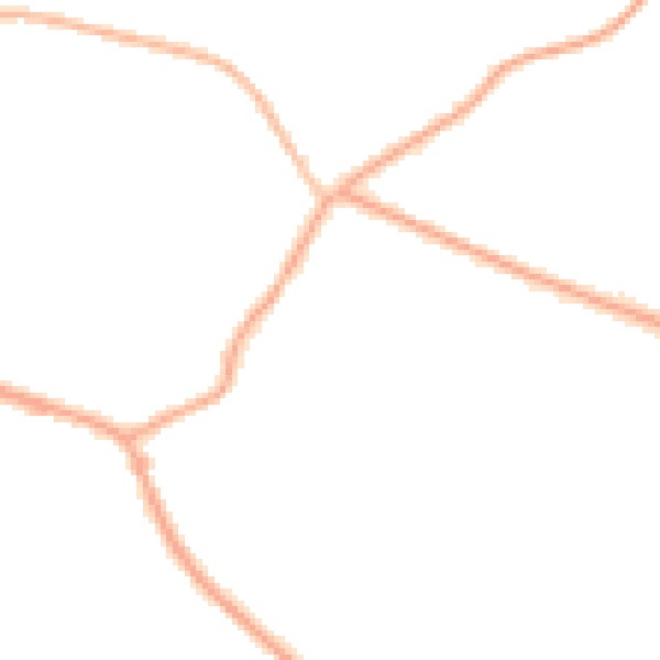 Night-time road noise heatmap for CH48 6DX