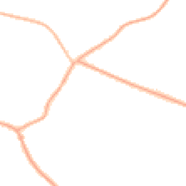 Night-time road noise heatmap for CH48 6EB