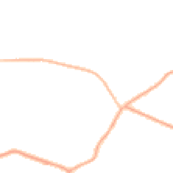 Night-time road noise heatmap for CH48 6EH