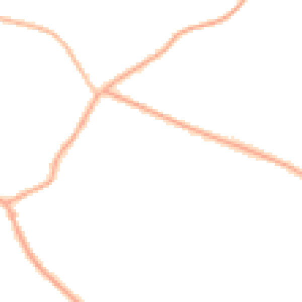 Night-time road noise heatmap for CH48 6EN