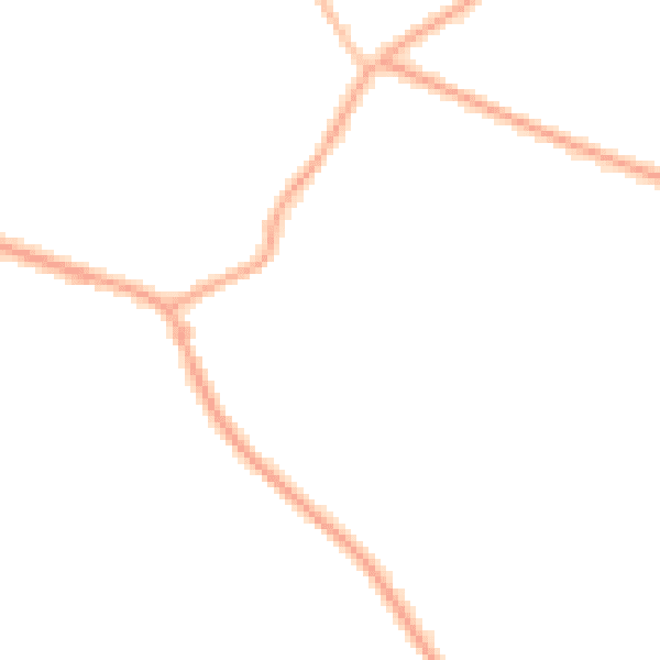Night-time road noise heatmap for CH48 7EB