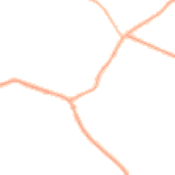 Night-time road noise heatmap for CH48 7EE