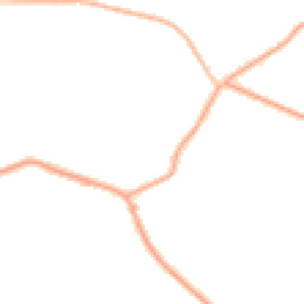 Night-time road noise heatmap for CH48 7EH