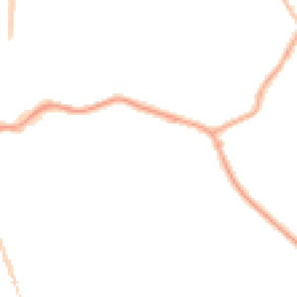Night-time road noise heatmap for CH48 7EW