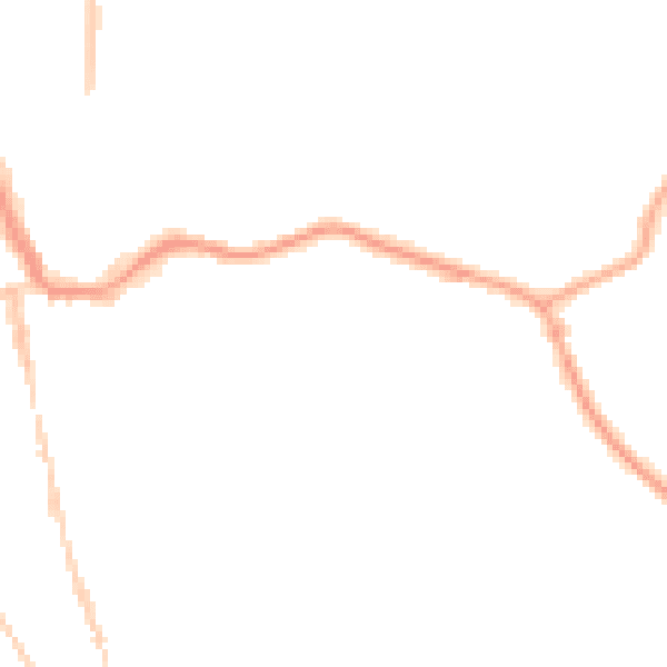 Night-time road noise heatmap for CH48 7EY