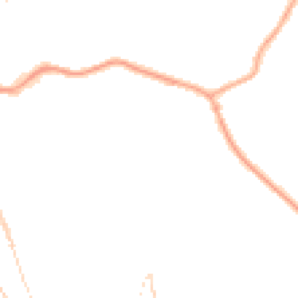 Night-time road noise heatmap for CH48 7HB