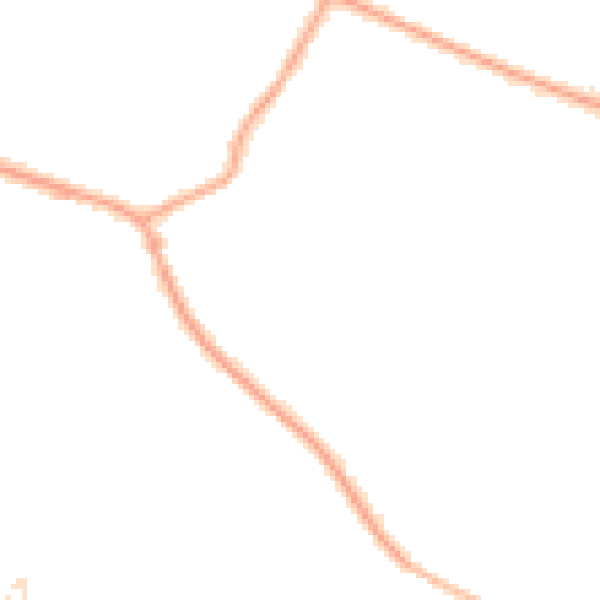 Night-time road noise heatmap for CH48 8AE