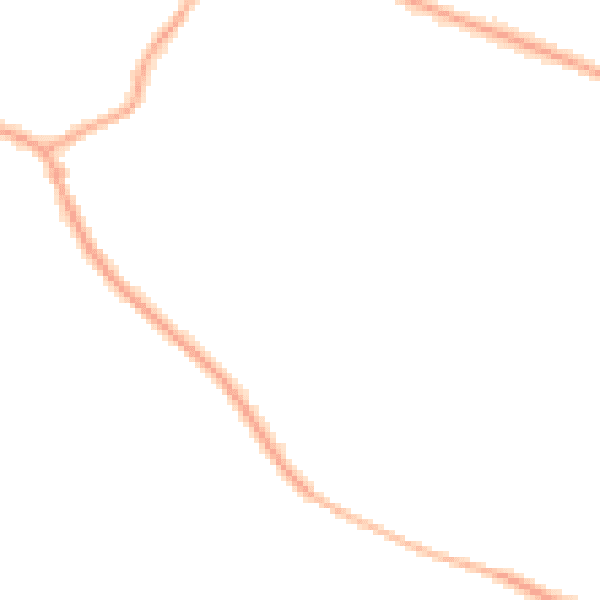Night-time road noise heatmap for CH48 8AJ